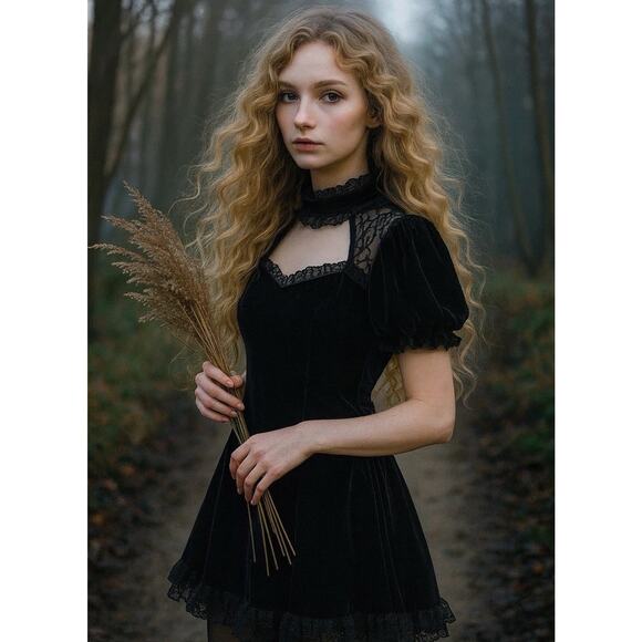 KILLSTAR Dresses & Skirts - NWT Killstar Dress Sz XL Julienne Punk Goth Princess Cyber Pinup Witchy Velvet